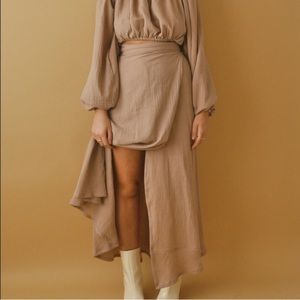 Bohème Goods The Wrap Skirt Cotton Gauze